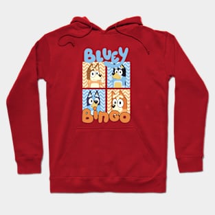 Bluey Bingo on Frame Hoodie